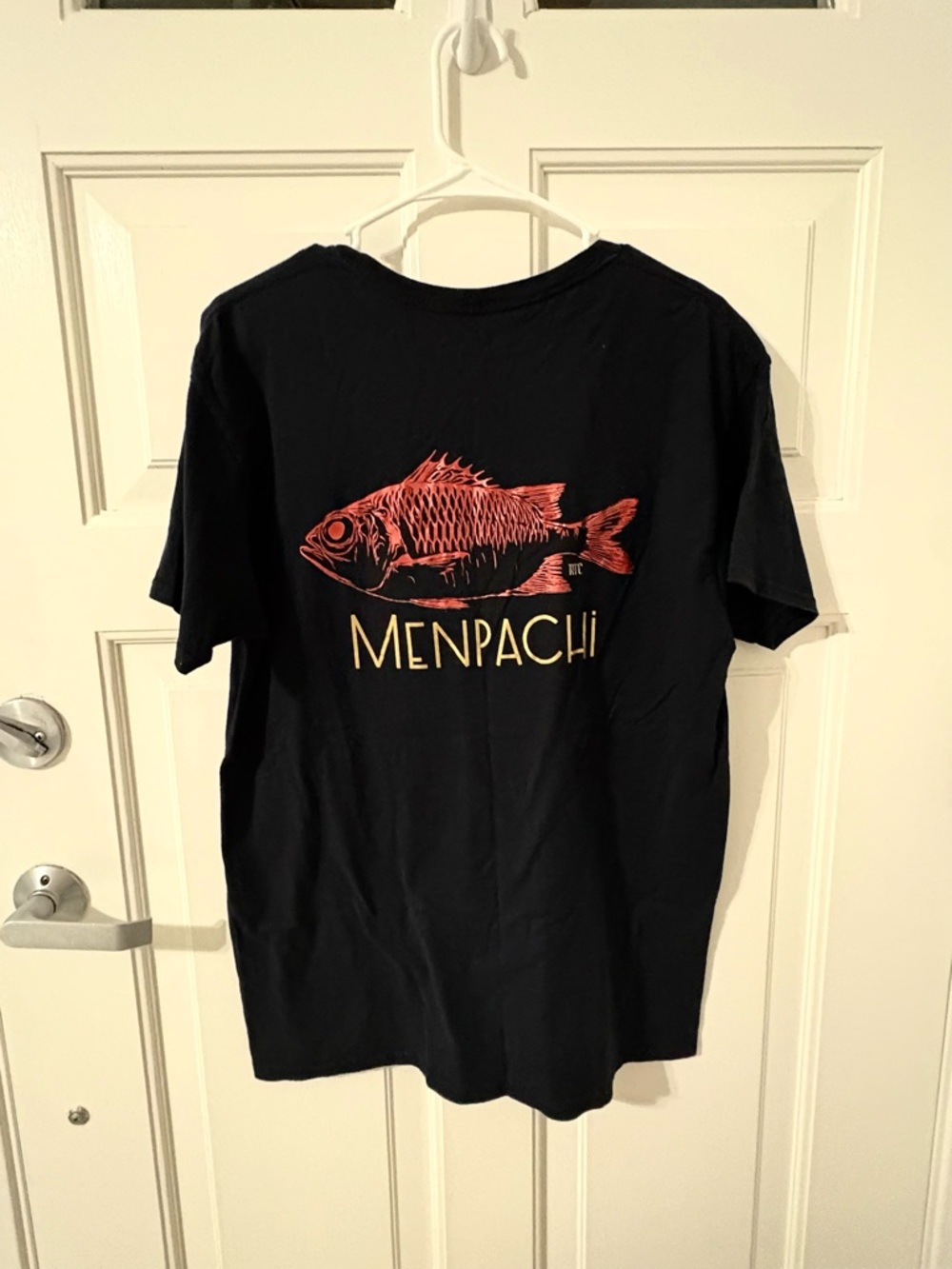 Men’s M Menpachi Fishing Black Crew Neck Short Sleeve Tee - Picture 2 of 2